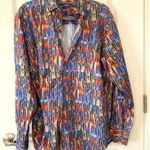 Luchiano Visconti Designer Mens Shirt, size medium